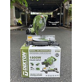 MÁY CẮT NHÔM VÀ GỖ 255MM 1800W DÂY CUROA DK-CN250XPLUS DEKTON - HÀNG CHÍNH HÃNG