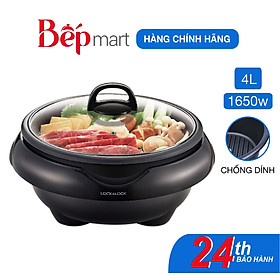 Mua Nồi điện đa năng LocknLock EJP331BLK dung tích 4 Lít - 1650W - Hàng chính hãng