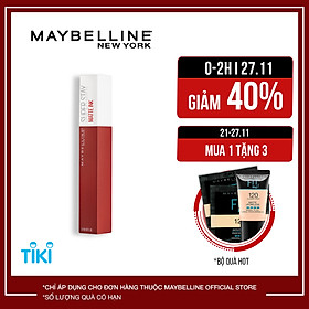 Son Kem Lì 16h Lâu Trôi Maybelline New York Super Stay Matte Ink Lipstick 5ml