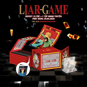 Boxset Manga - Liar Game: Tập 1 - 19 + Ngoại Truyện (Bộ 20 Tập) - Shinobu Kaitani - Tặng Kèm Box Nam Châm + Shikishi Standee + Poster Kèm Ống Đựng