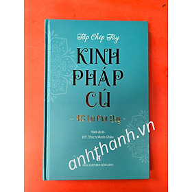 tập chép kinh pháp cú (bìa cứng, khổ 17x25)