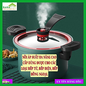 Mua NỒI ÁP SUẤT ĐA NĂNG CAO CẤP DÙNG ĐƯỢC CHO CÁC LOẠI BẾP TỪ  BẾP ĐIỆN  BẾP HỒNG NGOẠI  BAHAMAR  Dẫn điện tốt cảm ứng nhiệt nhanh tạo áp xuất thủy lực giúp ăn chín nhanh hơn gấp 5 lần khi sử dụng nồi thông thường