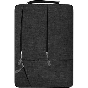 Túi Chống Sốc nhiều ngăn cho Macbook và Laptop màu đen