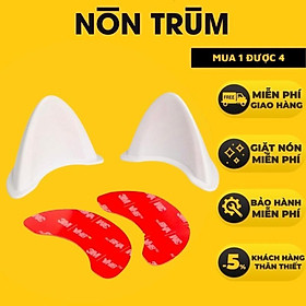 Tai mèo gắn mũ bảo hiểm nửa đầu và nón bảo hiểm 3/4