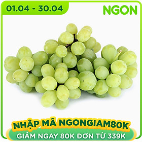 Chỉ Giao HCM Nho xanh Autumn Crips Úc - Cuống xanh, cứng trái, giòn ngọt