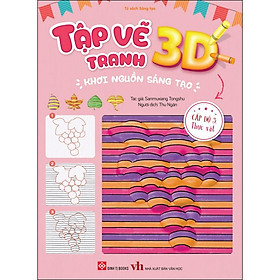 Sách Tập vẽ tranh 3D, khơi nguồn sáng tạo - Cấp độ 3: Thực vật