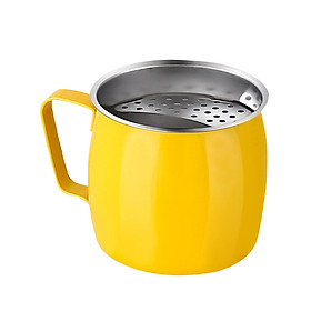 Stainless Steel Tea Cup Durable Portable with Filter for Home Office Party