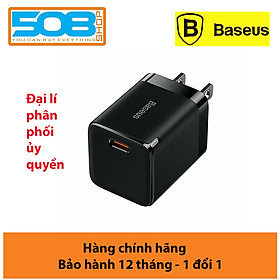 [2022] Củ sạc siêu nhanh USB C 30W Baseus GaN3 Fast Charger cho iPhone 13,12 Pro Max QC4.0 cho điện thoại Samsung Xiaomi - Hàng chính hãng