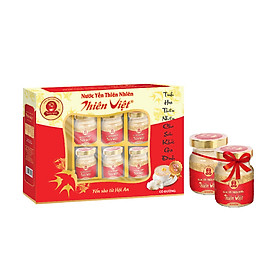 >> SO SÁNH GIÁ YẾN SÀO SONG YẾN NGUYÊN CHẤT HỘP 6 X 70ML | Shopee Lazada Sendo Tiki 44 Hộp Nước Yến Sào Thiên Việt - Có đường (6 lọ x 70ml) + 2 lọ YTV