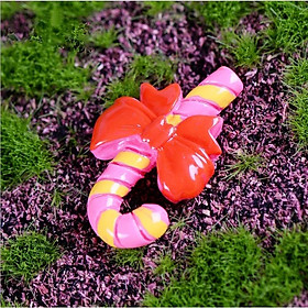 Mô hình ông già Noel, ghế yêu tinh và hộp quà Giáng sinh các màu rực rỡ thích hợp trang trí tiểu cảnh, móc khóa, DIY