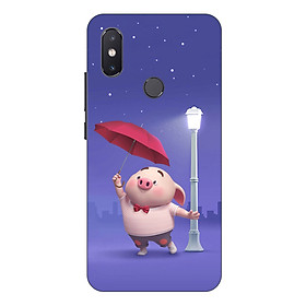 Ốp lưng điện thoại Xiaomi Mi 8 SE hình Heo Con Dạo Phố - Hàng chính hãng