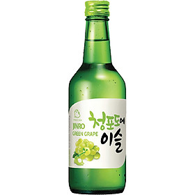 Rượu Soju Hàn Quốc Jinro Greengrape Nho 13% 360ml Không Hộp