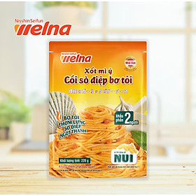 Xốt Mì Ý Hương Vị Cồi Sò Điệp Bơ Tỏi (220g x 1 túi) - Nisshin Seifun Welna Shop