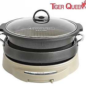 Nồi Lẩu Điện Tiger Queen SQ-C330 4.0 Lít - Nâu - Hàng Chính Hãng