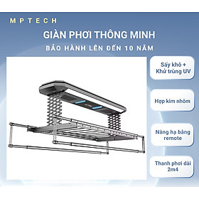 Giàn phơi thông minh sấy khô và khử trùng