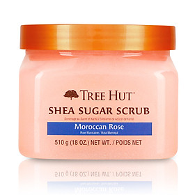 Tẩy tế bào chết cơ thể Tree Hut Shea Sugar Scrub In Moroccan Rose.