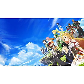 Chi tiết nhiều hơn 86 hình nền anime đao kiếm thần vực hay nhất 48 Bộ 6 Áp phích Poster Anime Sword Art Online Đao Kiếm Thần Vực bóc dán A3