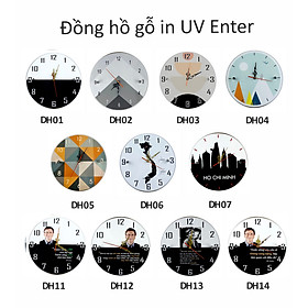 Đồng hồ gỗ Enter DH01 / DH02 / DH03 / DH04 / DH05 / DH06 / DH07 / DH08 / DH09 / DH10 / DH11 / DH12 / DH13 / DH14
