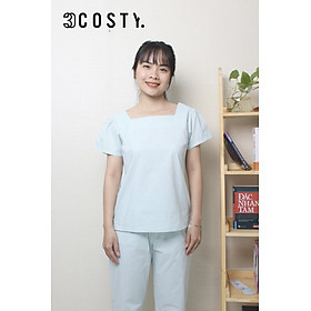 Bộ Đồ Nữ Mặc Nhà, Bộ Đồ Ngủ Thiết Kế Kate Cổ Ngang Quần Dài – 3COSTY. B4KDCN Nhiều Họa Tiết