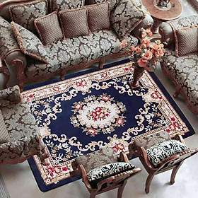 Mua Thảm trải sàn phòng khách sang trọng 1m9x2m họa tiết tân cổ điển 3D