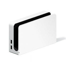 2023 NS Base Vỏ bảo vệ Vỏ chống trầy Vỏ tương thích Nintendo Switch Đế OLED Phụ kiện trò chơi Màu sắc: Trắng