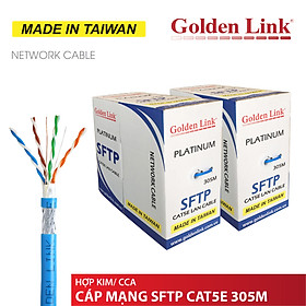 Mua Cáp Mạng CAT5E SFTP CCA Golden Link – 100MHz - 3m - 305m - Hàng chính hãng