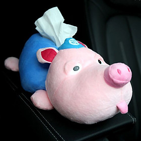 Caraline car paper towel box car hanging sun visor armrest box car on the tray tray napkin car creative cartoon car supplies dice version