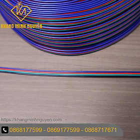 Mua  Bán lẻ  Dây điện nhỏ 4 dây - 4 màu - dây điện 4pin chuyên dùng cho mạch đèn led  bảng hiệu  mạch điện tử - 5V - 24V