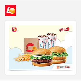 Giftpop - Lotteria Evoucher Burger Set