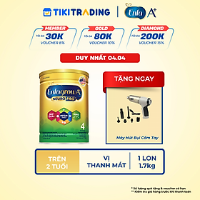 Sữa bột Enfagrow A+ Neuropro 4 1.7kg với DHA giúp phát triển não bộ cho trẻ từ 2–6 tuổi