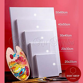 Mua Khung Toan Vẽ Tranh Sơn Dầu  Acrylic Căng Sẵn Size Lớn
