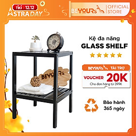 Mua Kệ Gỗ Đa Năng Decor BEYOURs Tủ Đầu Giường Glass Shelf 2 Tầng Đựng Sách Đồ Trang Trí Nội Thất Phòng Khách Phòng Ngủ