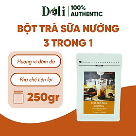 Bột trà sữa nướng 3in1 Déli - 250gr pha chế trà sữa tiện lợi, nhanh chóng