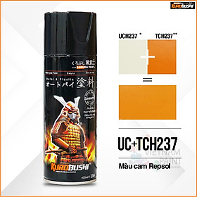 Mua COMBO Sơn xịt Samurai Kurobushi - màu cam Repsol Honda UC+ TC H237 (400ml)
