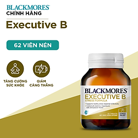 Viên Uống Giảm Căng Thẳng Hỗ Trợ An Thần Blackmores Executive B Stress Formula Lọ 62 Viên