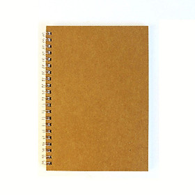 Sổ kế hoạch bìa giấy kraft nâu A5 72 trang 14x21cm - Tuần