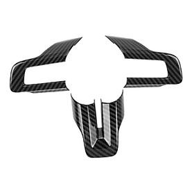 3 Pieces Car Steering Wheel  Cover Frame for   2015-2019