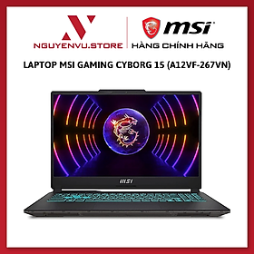 Mua Laptop MSI Gaming Cyborg 15 (A12VF-267VN) (i7 12650H/8GB RAM/512GB SSD/RTX4060 8GB/15.6 inch FHD 144Hz/Win11/Đen) - Hàng Chính Hãng