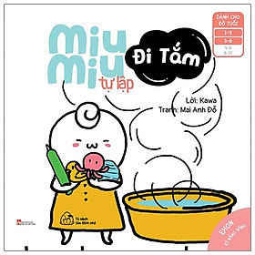 Ehon Kĩ Năng Sống - Miu Miu Tự Lập - Đi Tắm