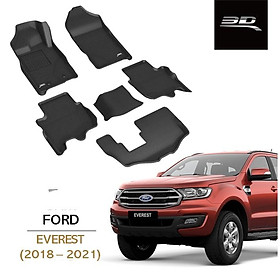 Hình ảnh Thảm lót sàn 3D KAGU MAXPIDER cho FORD EVEREST 2018 - 2021