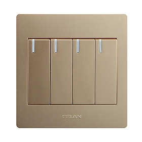 Bộ công tắc bốn 1 chiều/ 2 chiều Gelan