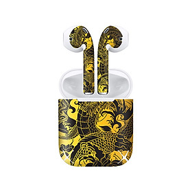 Mua Miếng dán skin chống bẩn cho tai nghe AirPods in hình Cá chép hóa rồng - CHR002 (bản không dây 1 và 2)