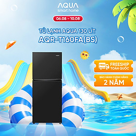 Tủ lạnh AQUA ngăn đá trên 130L AQR-T160FA(BS) - Freeship toàn quốc - Hàng chính hãng - Bảo hành 2 năm
