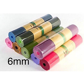 Thảm Yoga 6mm 2 lớp cao cấp