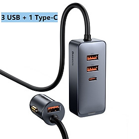 Mua Tẩu sạc nhanh mở rộng 4 Port Baseus Share Together Extention Car Charger 120W (Extention up to 4 Port * 30W  QC/ PD/PPS Fast Charging) - Hàng Chính Hãng
