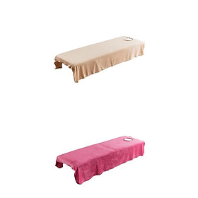 2pcs  Spa Massage Table Sheets Beauty Salon Facial Bed Covers