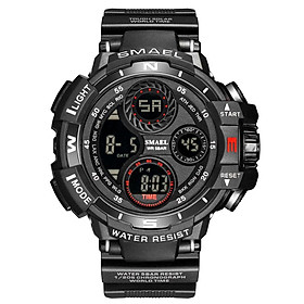 SMAEL Single Display Multifunctional Electronic Sports Waterproof Student Watch Calendar Night Light Watch 8022