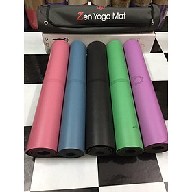 Thảm Tập Yoga Định Tuyến Zen Yoga Mat tặng kèm túi chính hãng