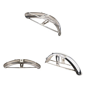 3 X Front Mudguard Mud Guard Replacement Metal Steel for  CG125 Silver