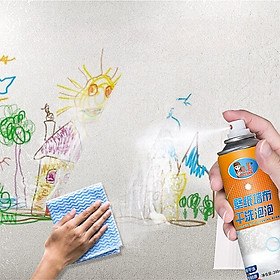 Mua (280ml) Bọt Làm Sạch Vết Ố Bẩn Giấy Lụa Dán Tường 280ml - Xóa Vết Bẩn  Ố Vàng  Giữ Sáng Đẹp Tường - Hàng Nhập Khẩu